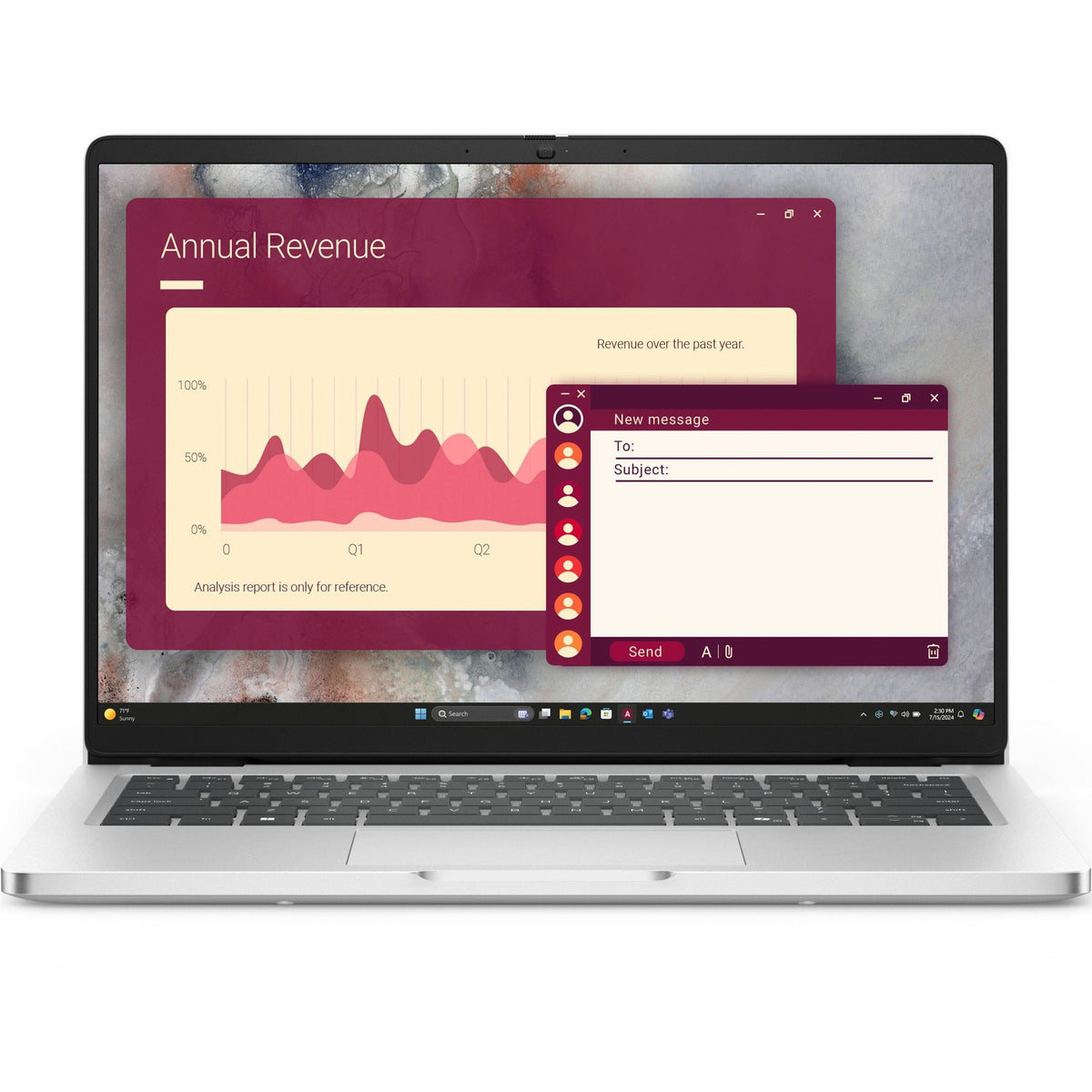 Dell - Pro 14 14" IPS 1920 x 1200 (Full HD Plus) Laptop - Intel Core 5 with 16GB Memory - 256 GB SSD - Magnetite, Other