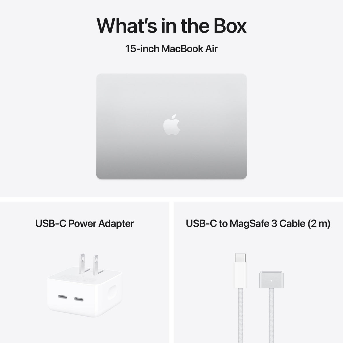 Apple - Refurbished MacBook Air 15-inch Laptop - Apple M4 chip Built for Apple Intelligence - 16GB Memory - 256GB SSD - Silver