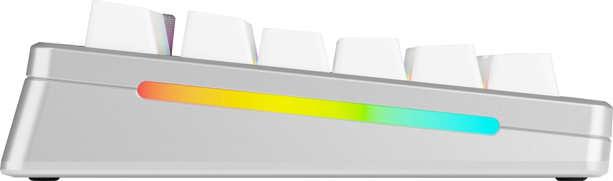 Glorious - GMMK 3 PRO HE 75% Wireless Hall-Effect Linear Switch Gaming Keyboard with Rapid Trigger and Adjustable Actuation - Silver