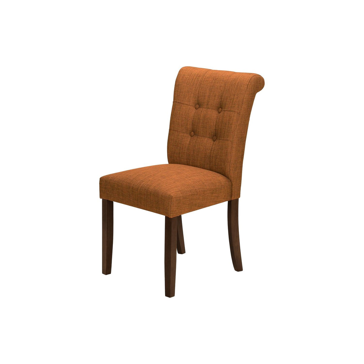 Silla de comedor tapizada de diseño moderno y compacto (juego de 2)