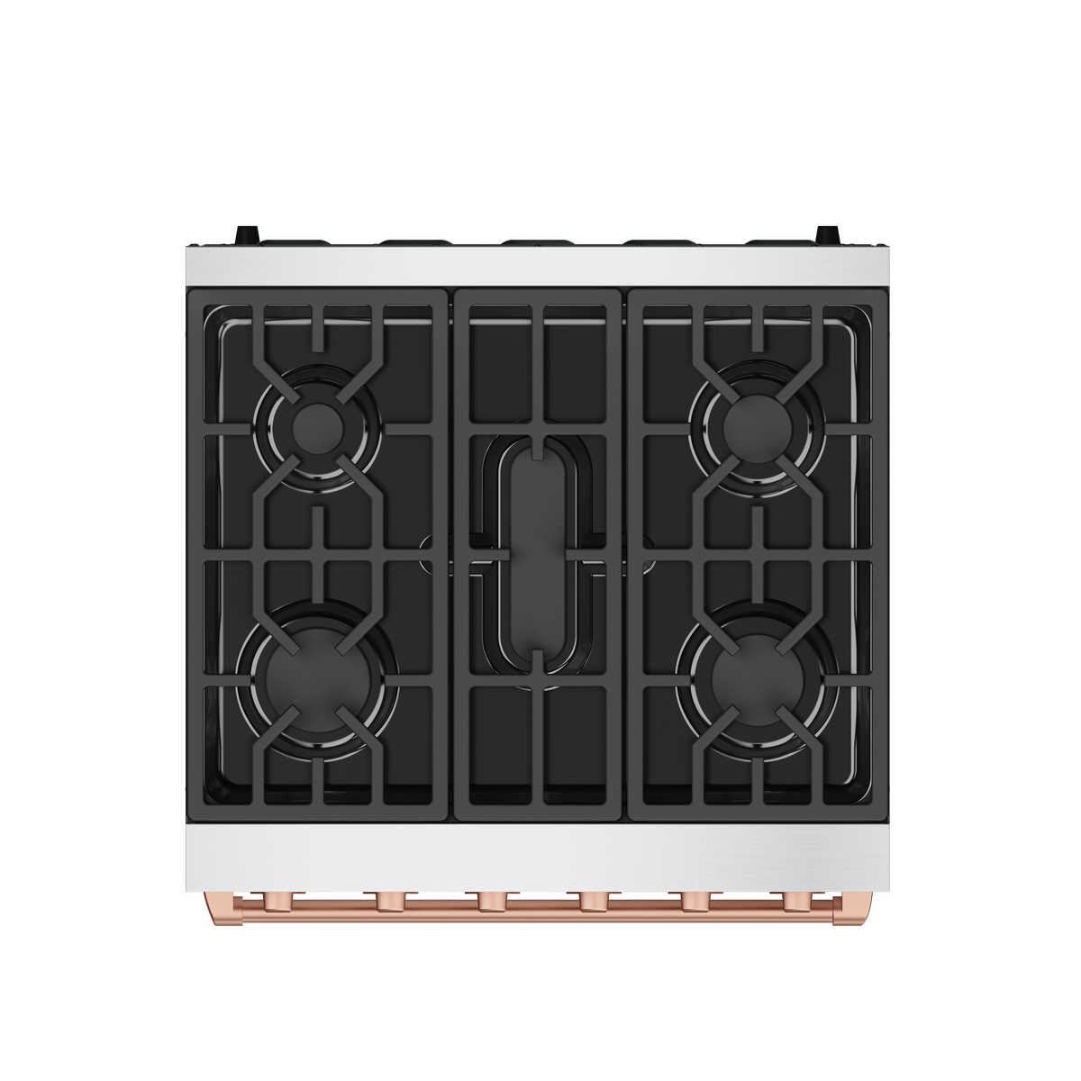 Gordon Ramsay Series by Thor Kitchen 4.55 Cu. Ft Freestanding Liquid Propane Gas Range with Rose Gold Hardware - Stainless Steel