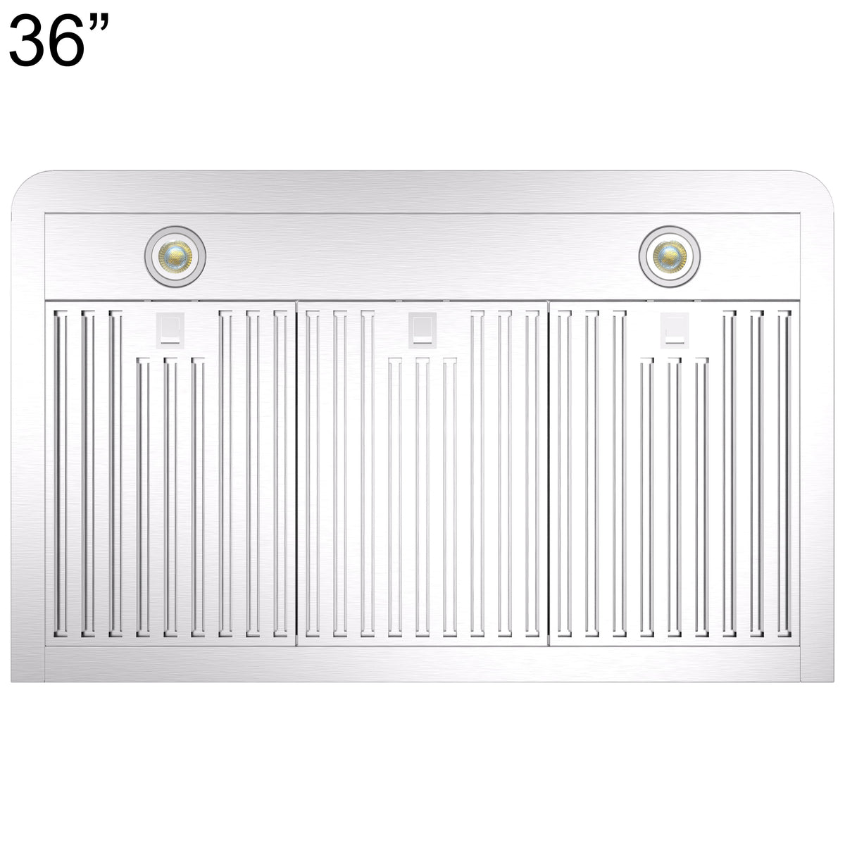 Windster Hoods - 36 inches - Externally Vented - Under cabinet Range Hood - Stainless Steel