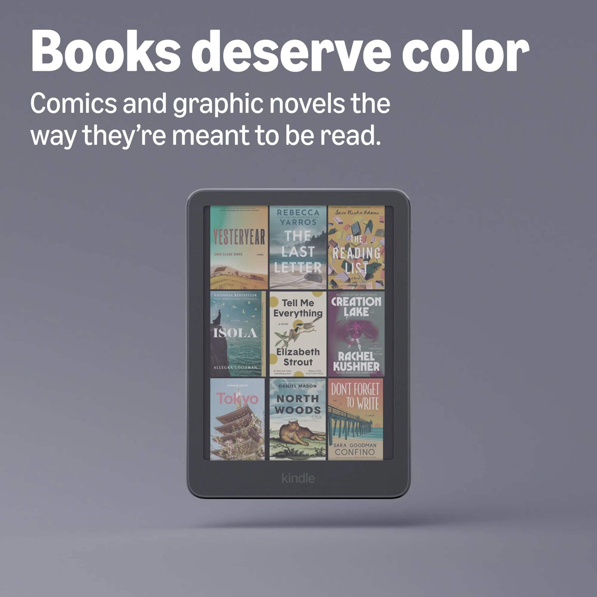 Amazon - Kindle Colorsoft 16GB (newest model), Now thinner and lighter, 7" color display, warm light - 2026 - Graphite