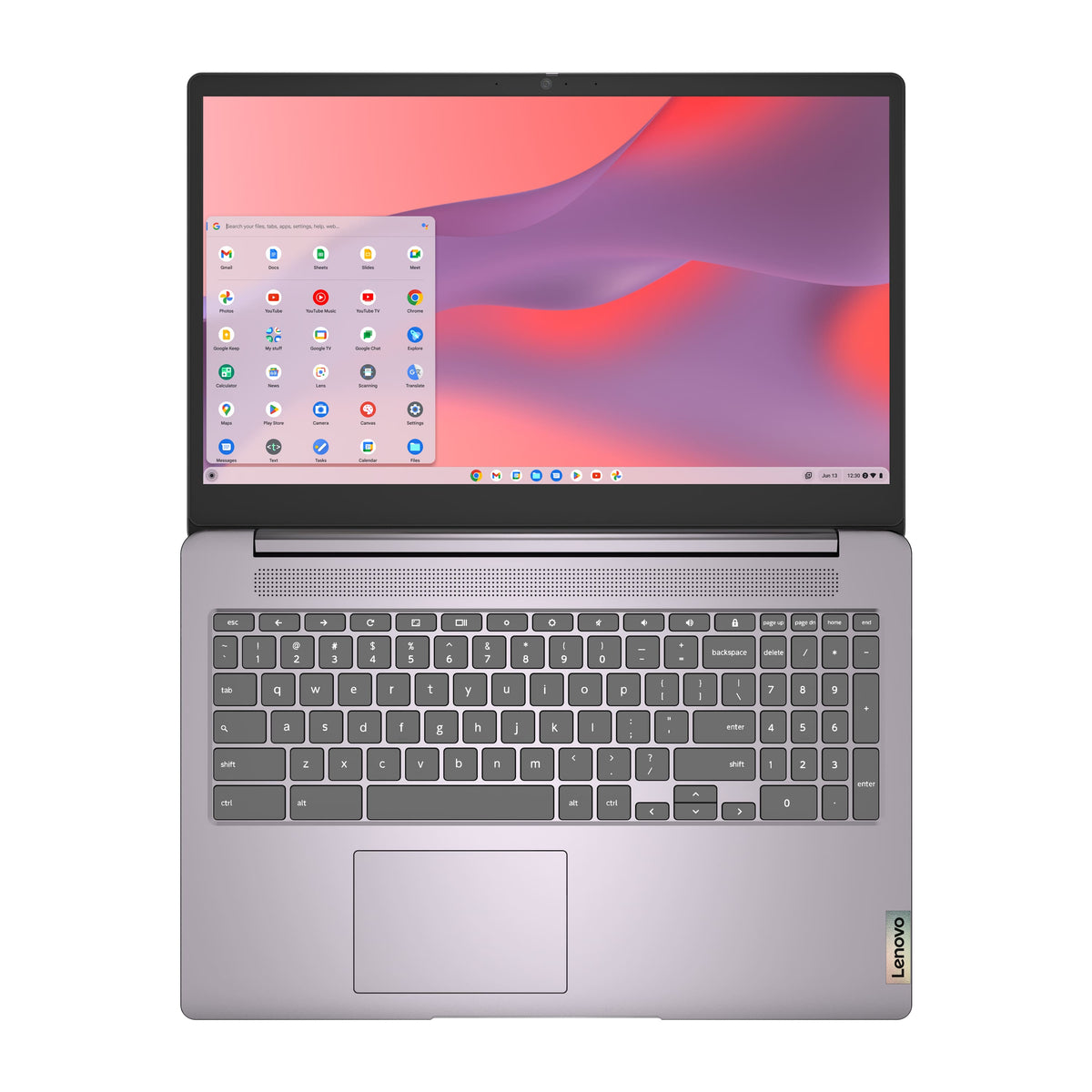 Lenovo - IdeaPad 3i Chromebook 15.6" Full HD Laptop - Intel Celeron 2021 - 4GB Memory with 64GB eMMC Storage - Arctic Grey