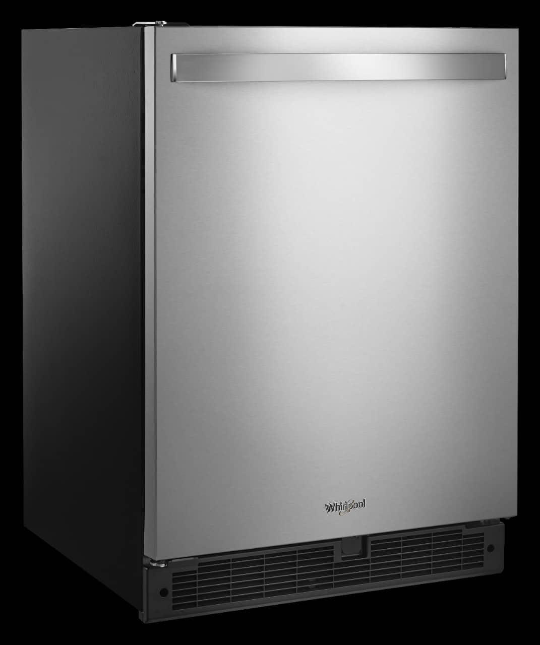 Whirlpool - 5.1 Cu. Ft. Built-In Mini Fridge - Stainless Steel