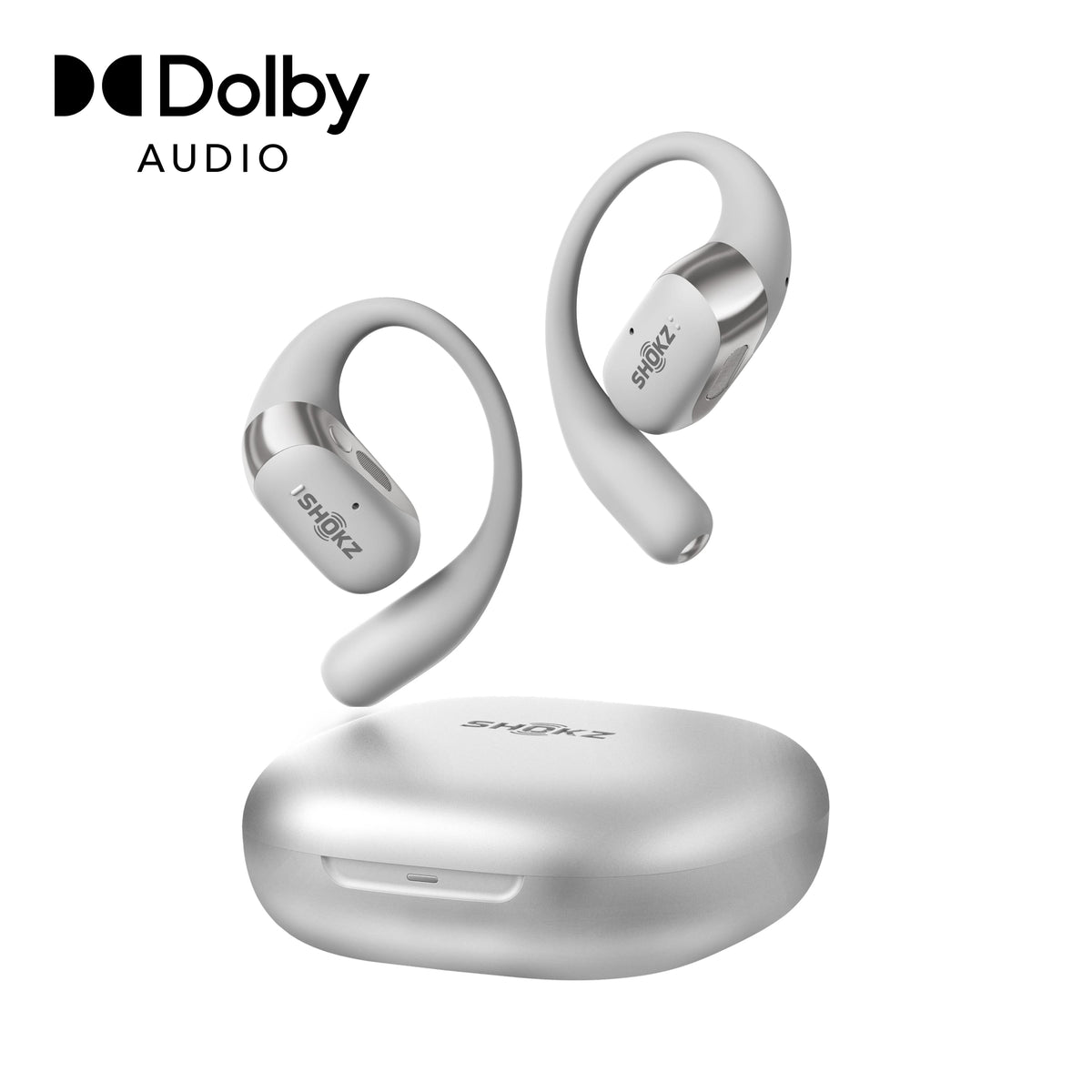 Shokz - OpenFit 2+ Open-Ear True Wireless Bluetooth Earbuds - Gray