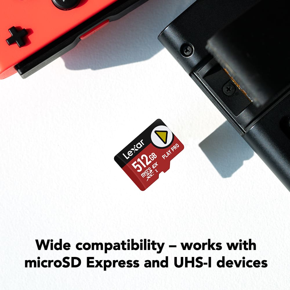 Lexar - PLAY PRO microSD Express Card 512 GB