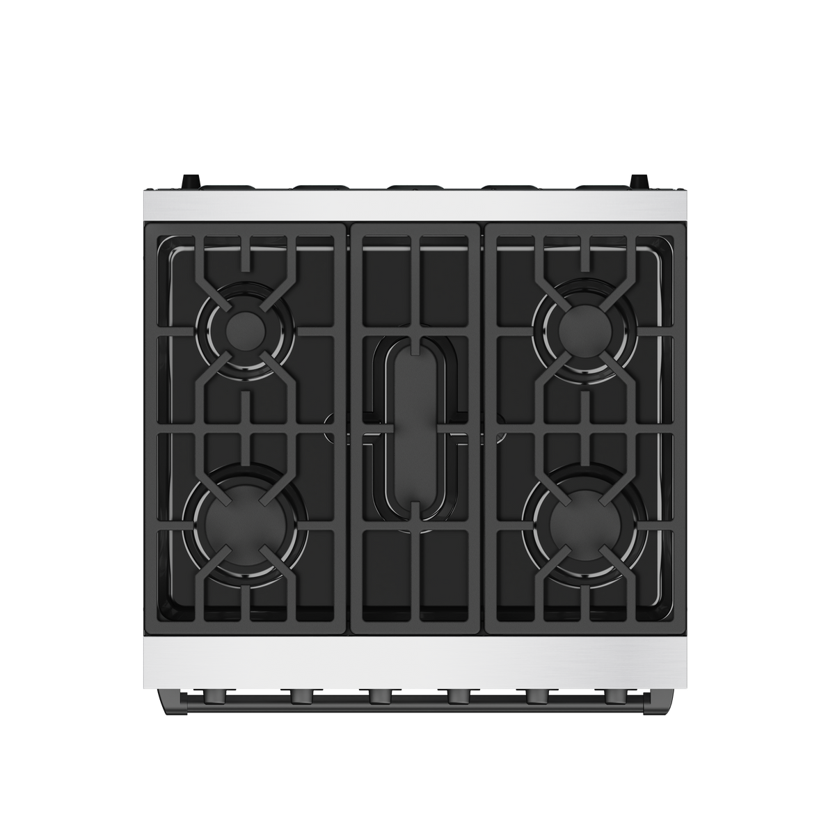 Gordon Ramsay Series by Thor Kitchen 4.55 Cu. Ft Freestanding Liquid Propane Gas Range with Black Hardware - Stainless Steel