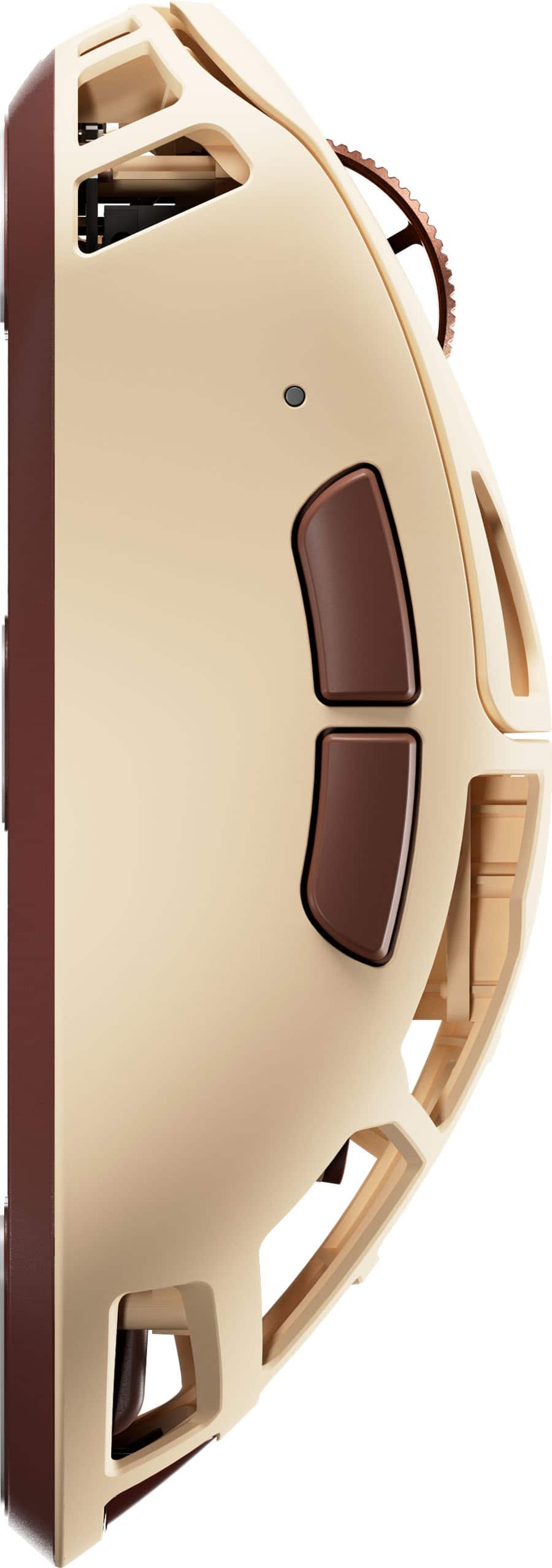 Pulsar - Feinmann F01 Wireless Mouse - Noctua Edition - Wireless - Brown