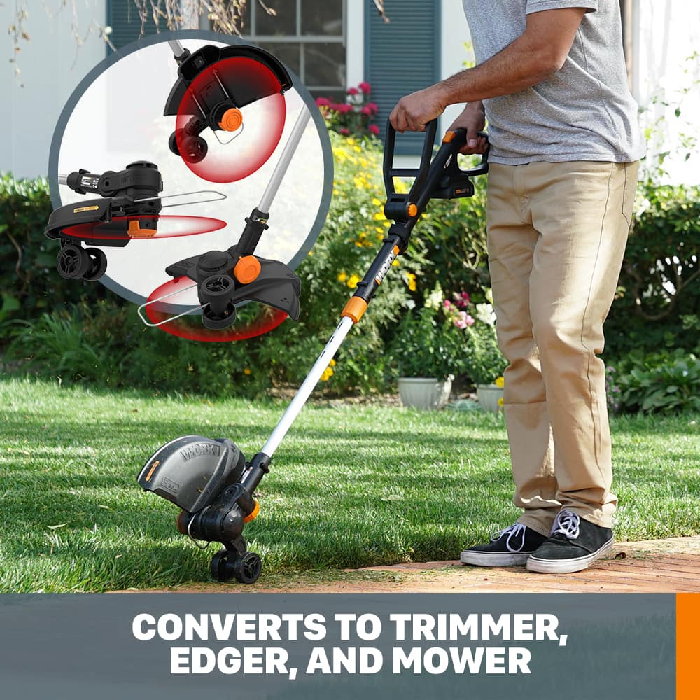 WORX - WG930.2 20V Trimmer & Blower Kit - Black