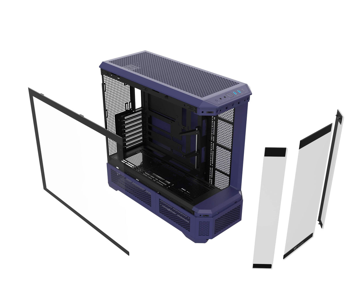 Thermaltake - View 600 TG Full Tower ATX PC Case - Future Dusk