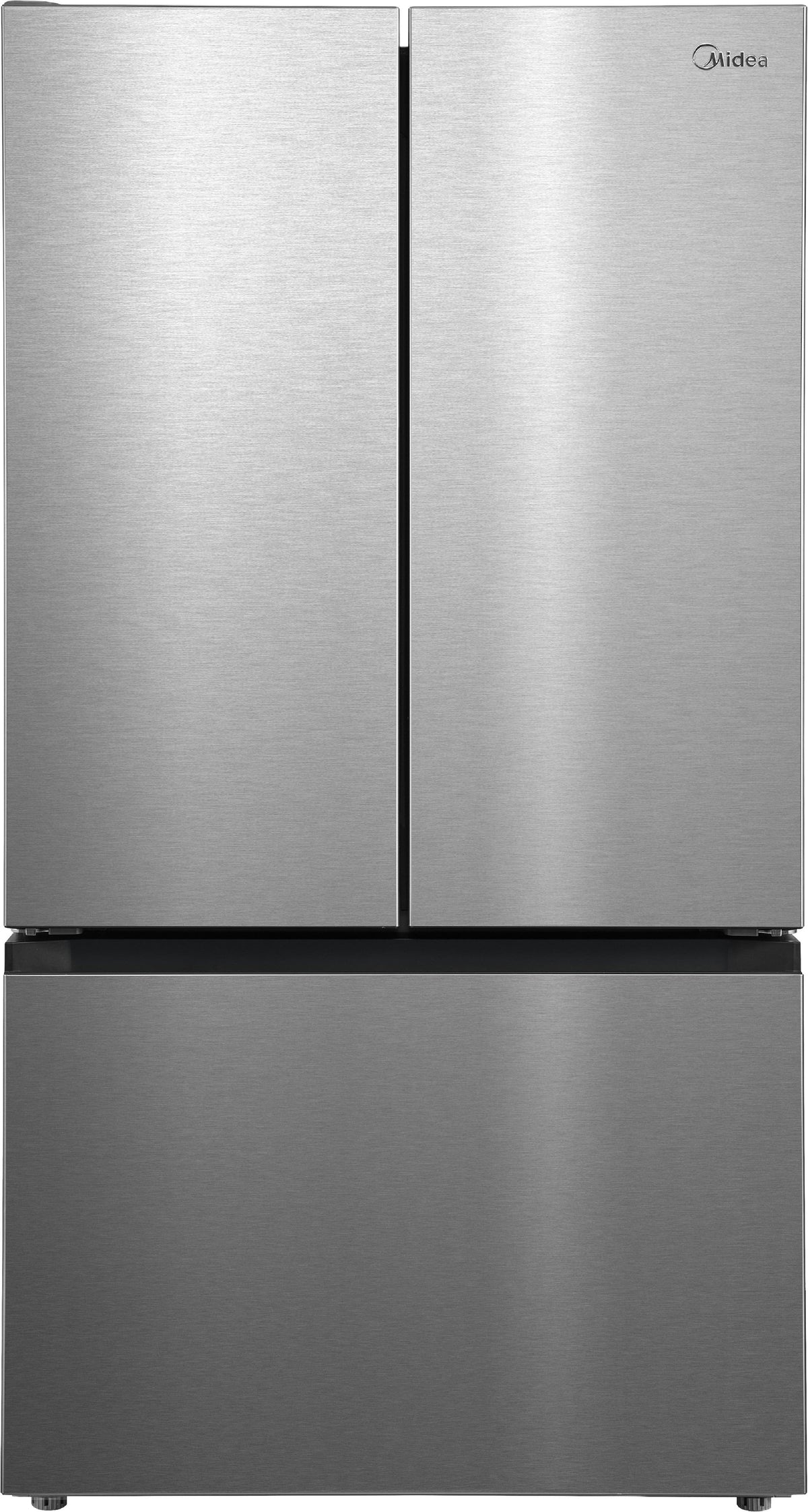 Midea - 32 cu. ft. Standard-Depth PLUS™ French Door Refrigerator + Water2Ways™ + Dual Icemaker + Extra-Large Capacity - Stainless Steel
