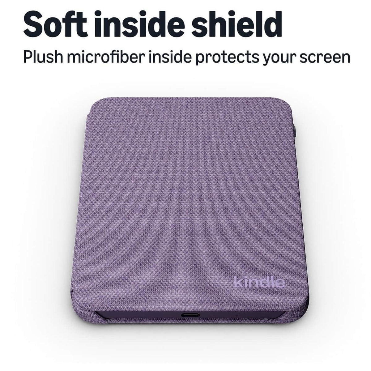 All-New Amazon Kindle Cover — Thin & Lightweight, Foldable Protective Case — Knit Fabric - Ube