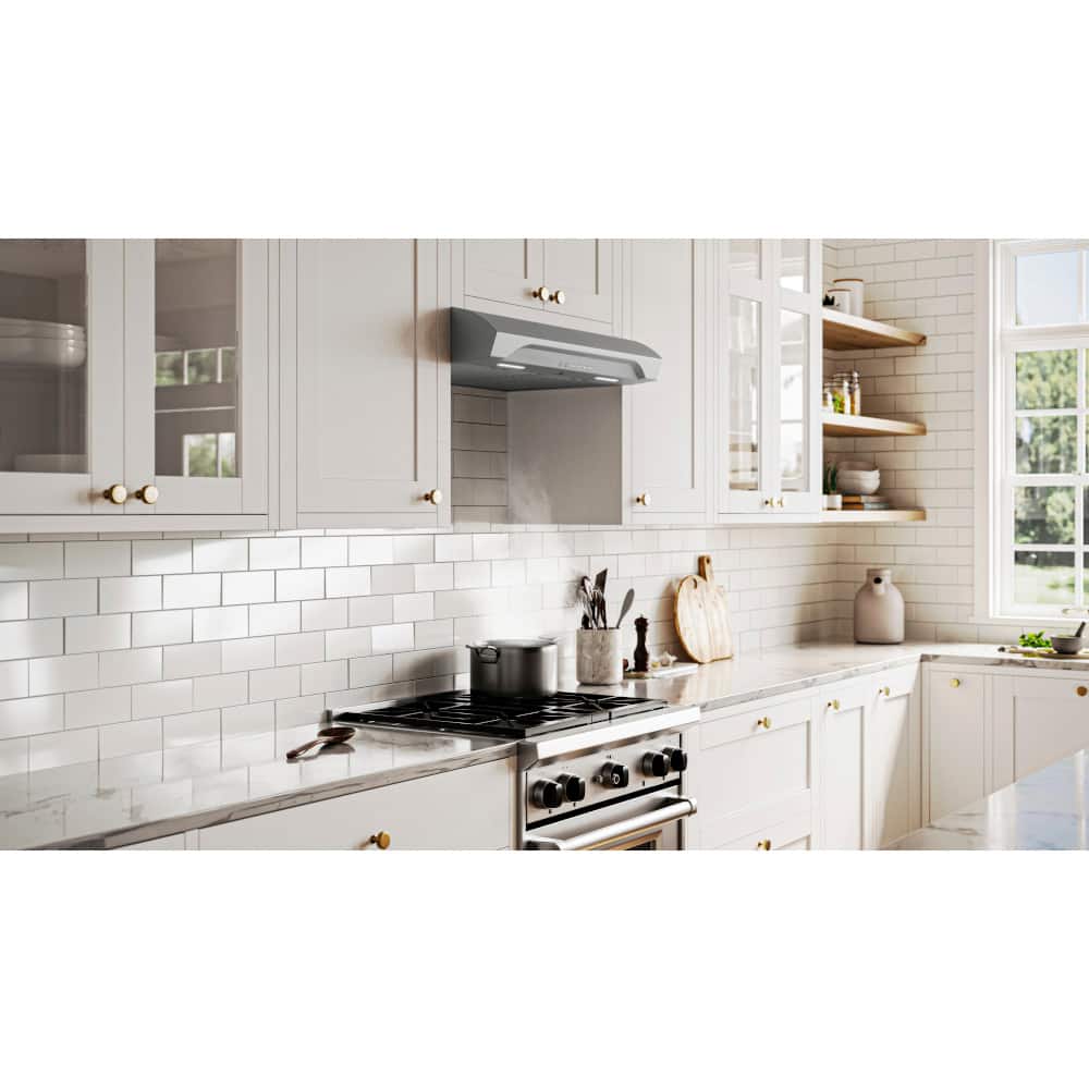 Broan - 30 inches - Convertible - Under cabinet Range Hood - Stainless Steel