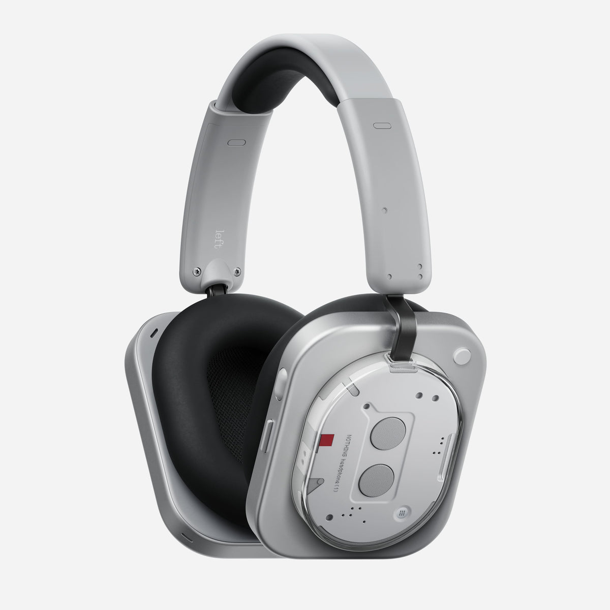 Nothing - Headphone (1) Wireless Over-Ear Bluetooth Headphones - White