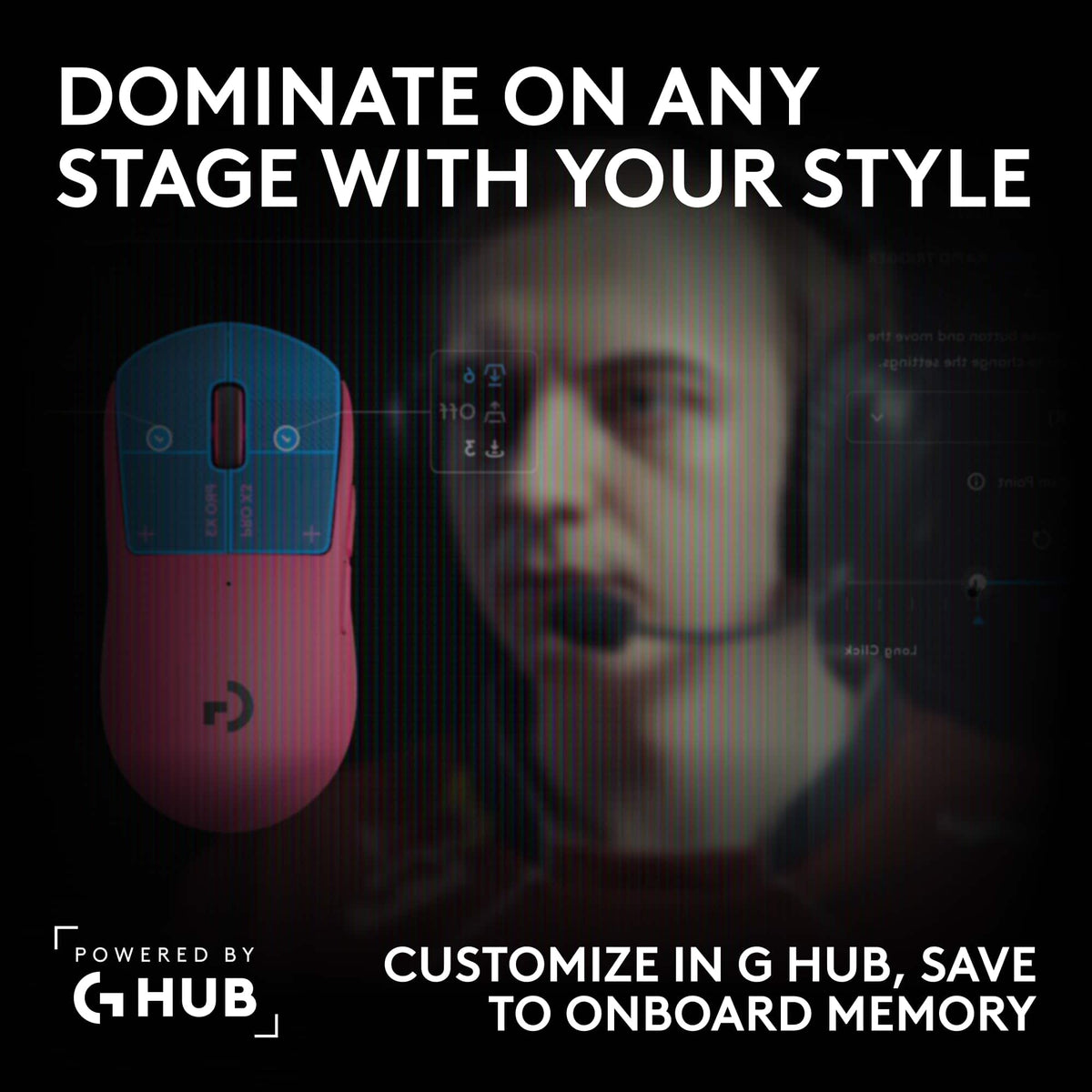 Logitech - G PRO X3 SUPERSTRIKE Wireless Gaming Mouse, Ultra-Lightweight with Programmable Buttons for PC, Mac - Wireless - Pink Magenta