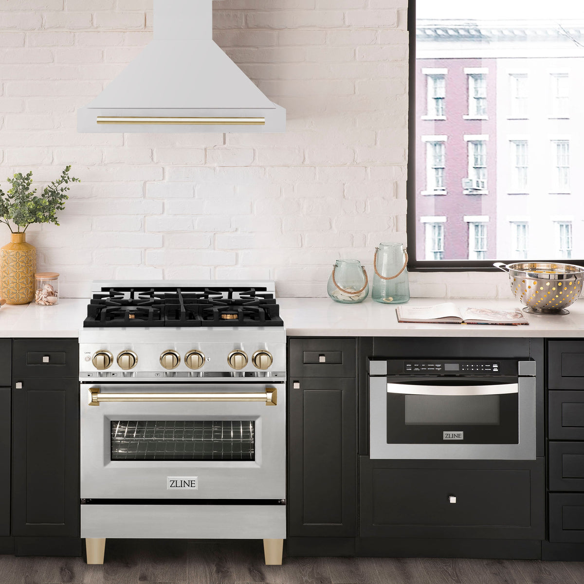 ZLINE Autograph Edition - 30 inches - Externally Vented - Wall Range Hood - Stainless Steel