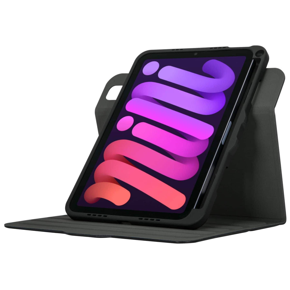 Targus - VersaVu Slim Antimicrobial Case for Apple iPad mini (A17 Pro) and iPad mini (6th generation 2021) - Black