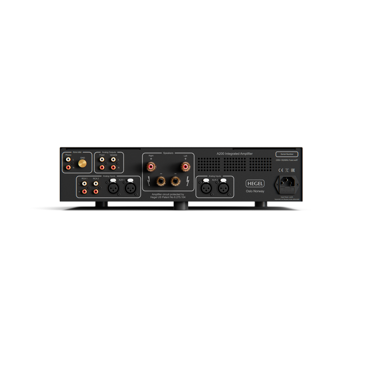 Hegel - A200 Integrated Amplifier - Black