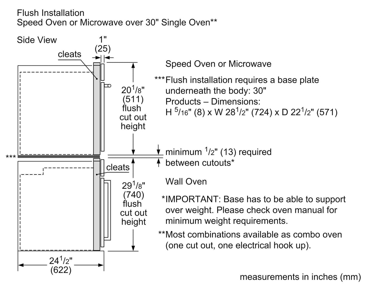 Bosch - 800 Series 1.6 Cu. Ft. Convection Built-In Microwave with Sensor Cooking - Stainless Steel