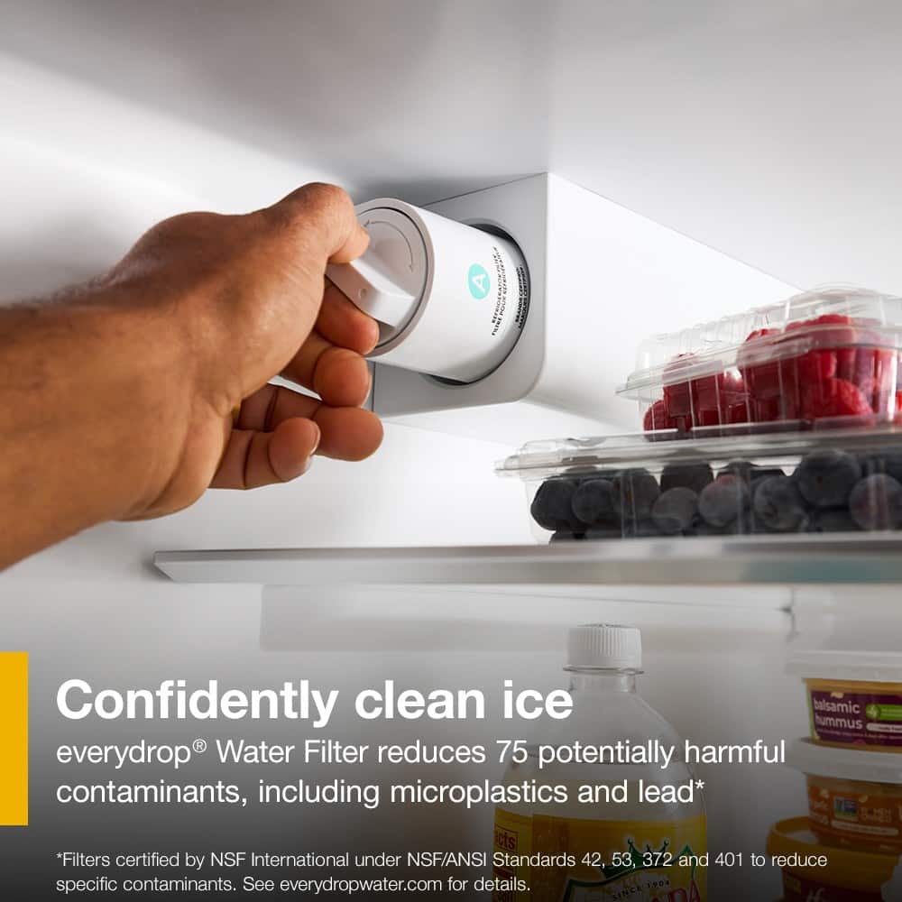 Whirlpool - 29 Cu. Ft. French Door Refrigerator with Flexible Temperature Drawer - Fingerprint-Resistant Stainless Finish