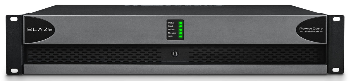 Sonance - Blaze PowerZone Connect 6008D – 6000 W DSP-enabled Class-D amplifier with 8 channels (Each) - Black