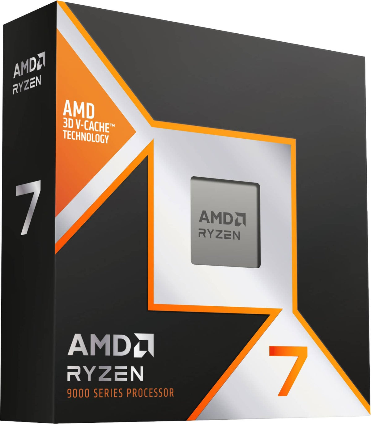 AMD - Ryzen 7 9850X3D 8-Core - 16-Thread 3.4GHz (5.6 GHz Max Boost) Socket AM5 120W Unlocked Desktop Processor - Silver