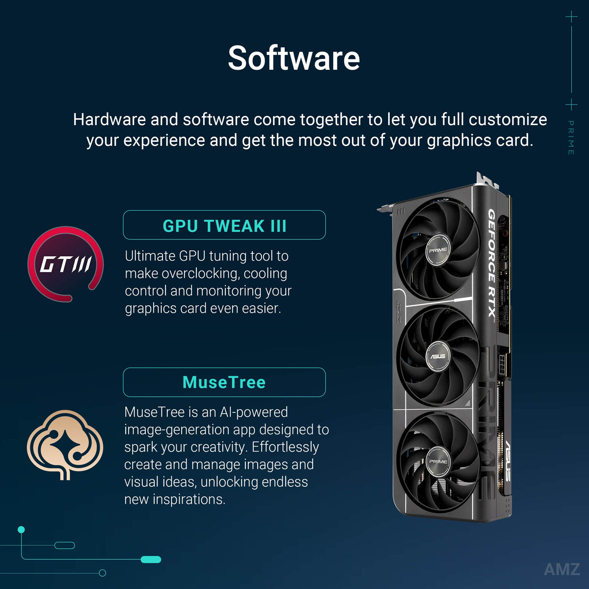 ASUS - PRIME NVIDIA GeForce RTX 5060 Ti 16GB GDDR7 PCI Express 5.0 Graphics Card - Black