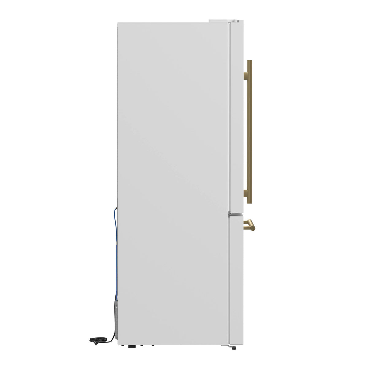 Forno Appliances - Milano Espresso 17.2 Cu. Ft. Bottom Freezer Refrigerator with Built-In Ice Maker - White