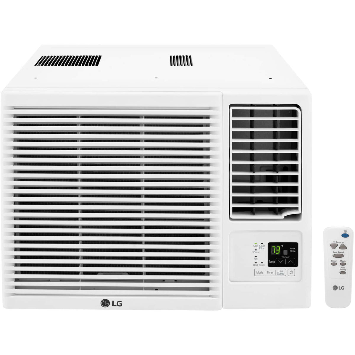 LG - 1,440 Sq.Ft. 23,000 BTU 230V Window Air Conditioner with Supplemental Heat Function - White