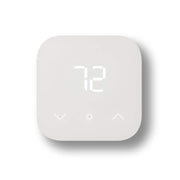 Amazon - Smart Thermostat – Save money and energy - Works with Alexa and Ring - C-wire required - White