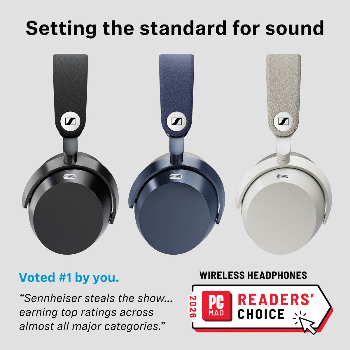 Sennheiser - MOMENTUM 5 Bluetooth Wireless Adaptive Noise-Canceling Over-The-Ear Headphones - Denim