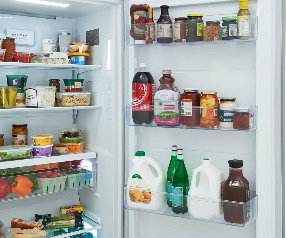 Frigidaire - 32 in. Wide 19 Cu. Ft. Single Door Refrigerator - Stainless Steel