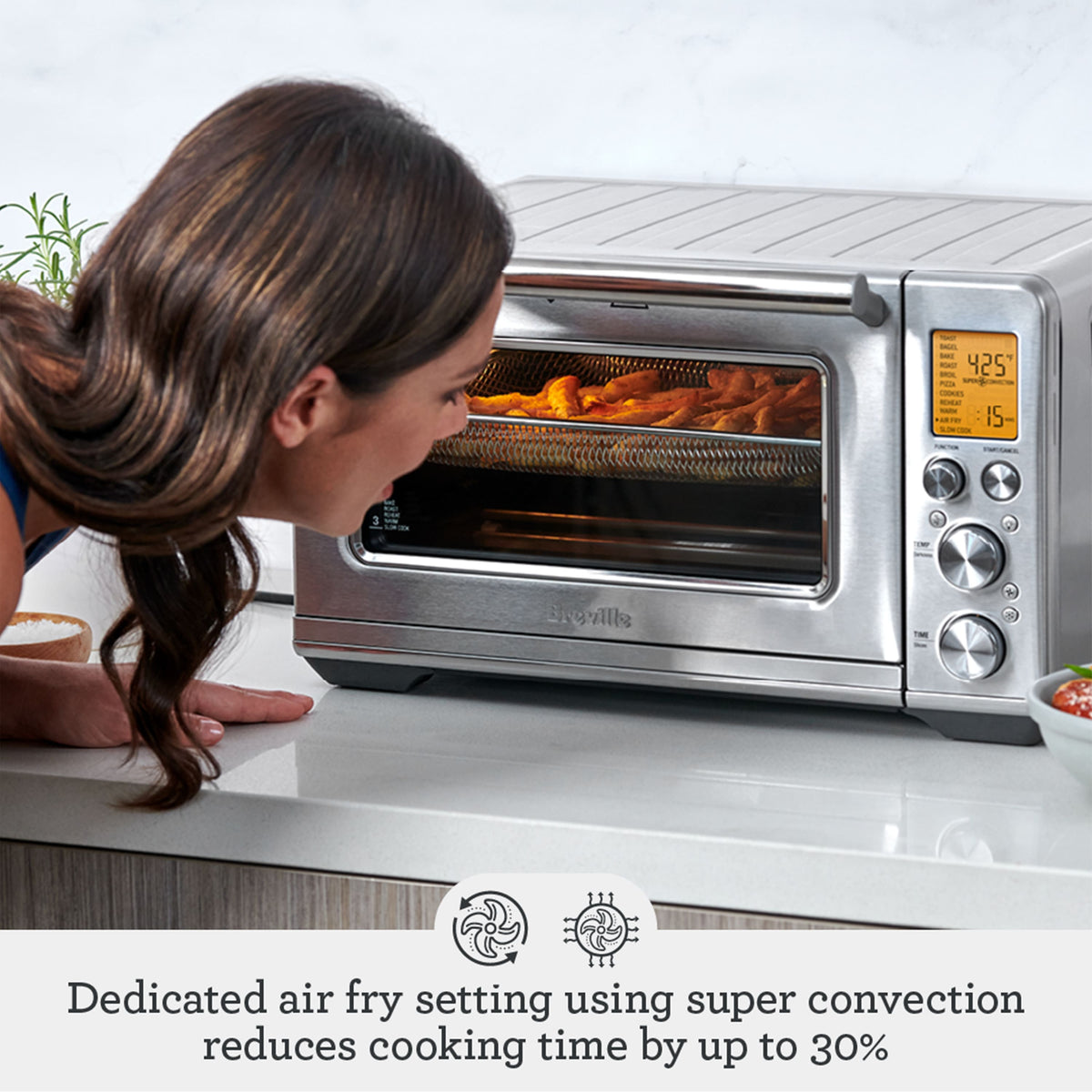 Breville - the Smart Oven Air Fryer - Brushed Stainless Steel