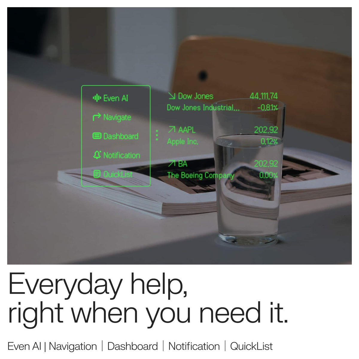 Even Realities - Even G2 A - Everyday Display Smart Glasses, Camera-free, Privacy First - Gray