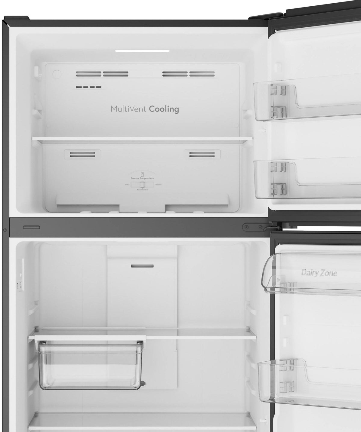 GE - 30 in. Wide 19 Cu. Ft. Freestanding Garage Ready Top Freezer Refrigerator with Bright LED Lighting - Black