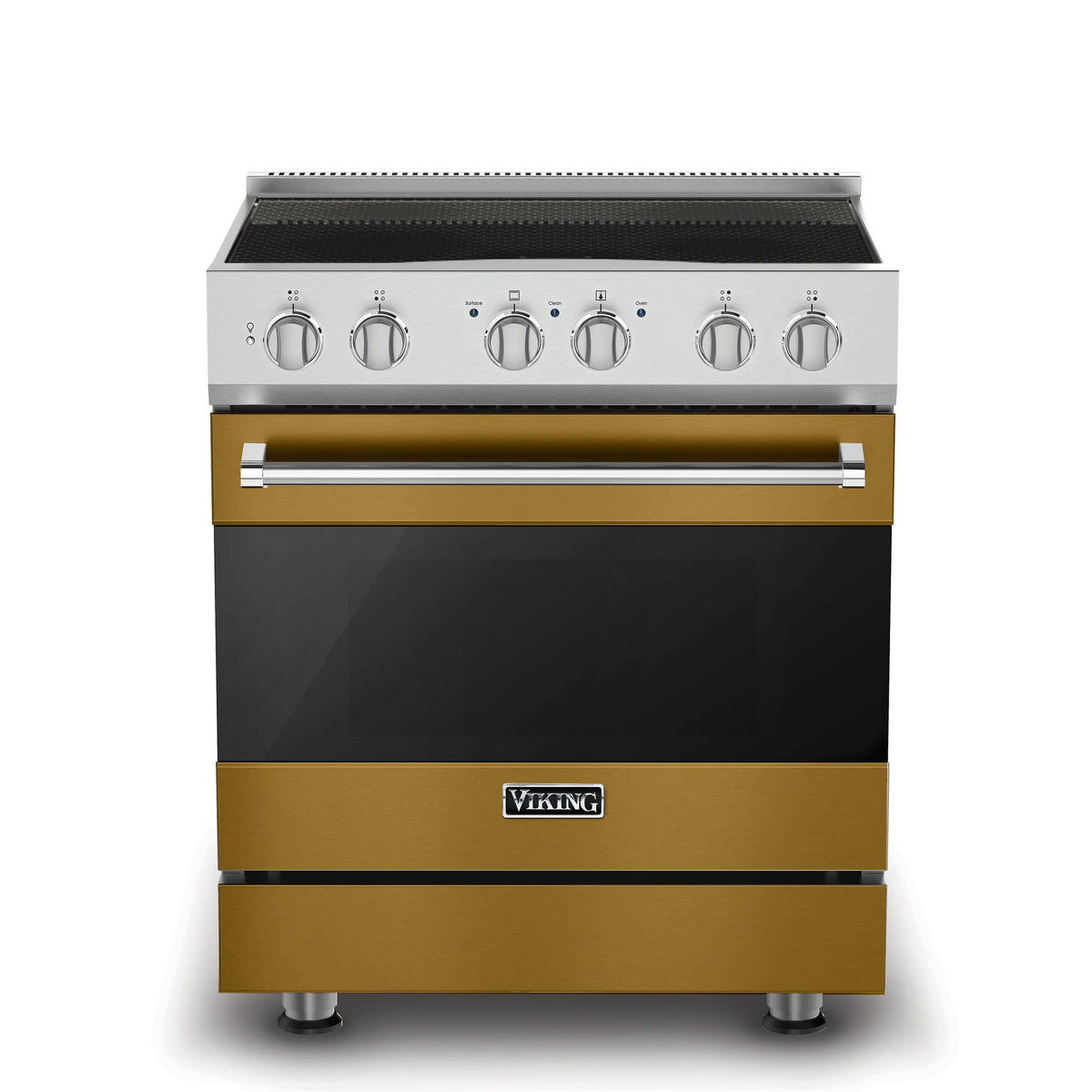 Viking - 30 in. Wide 4 Elements 3-Series Induction Self-Clean Range - Golden Hour