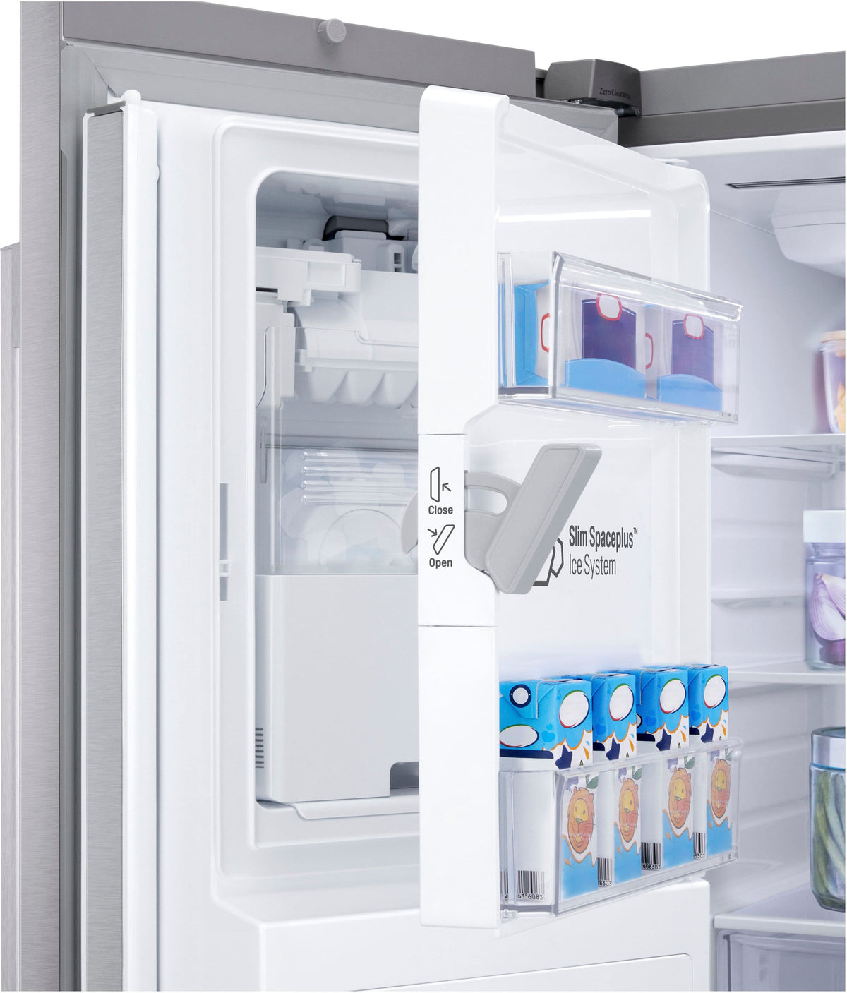 LG - 36-in Counter-Depth MAX 23.7 Cu. Ft. French Door Smart Refrigerator with Zero Clearance - Stainless Steel