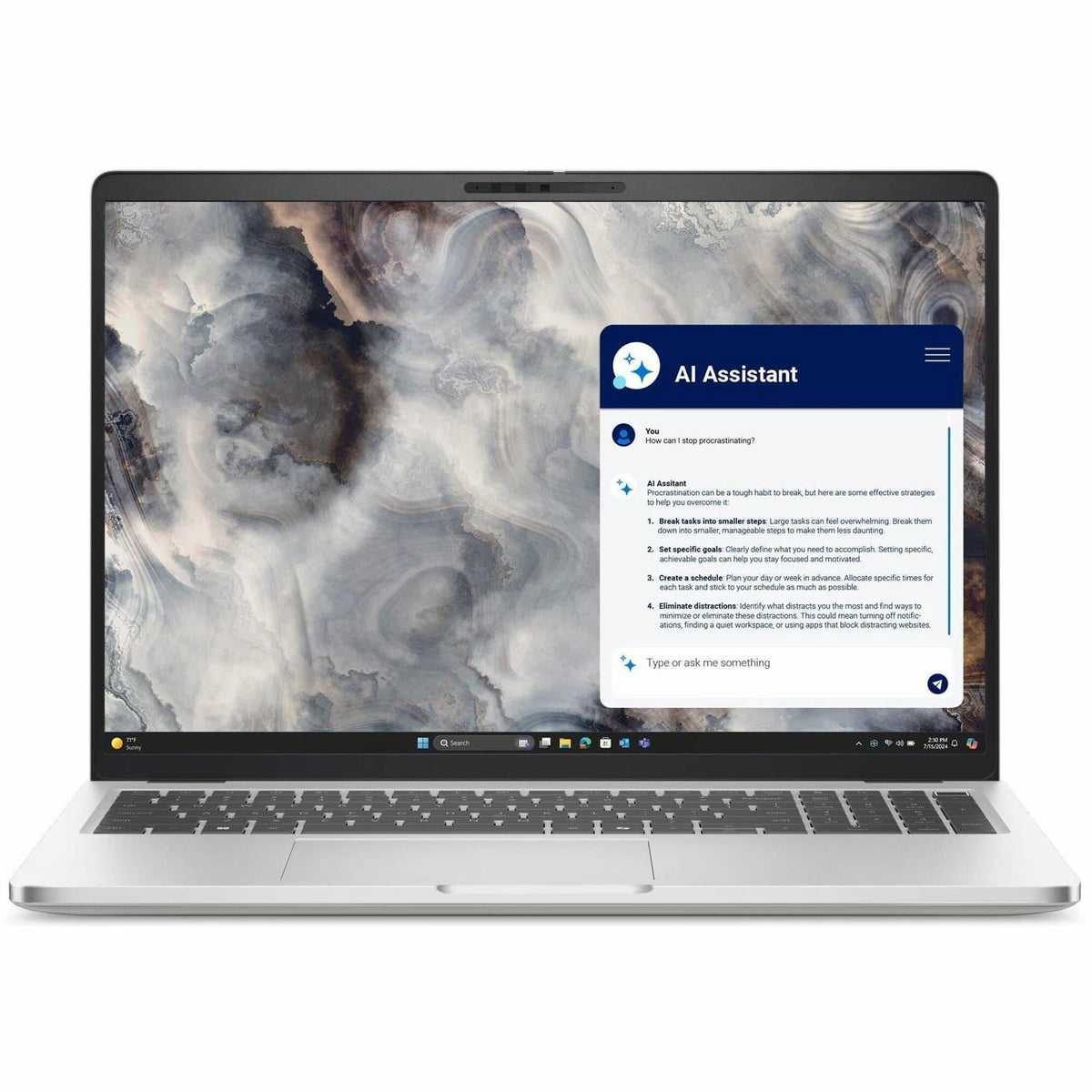 Dell - Pro 16 Plus PB16250 16" Copilot+ PC Laptop Intel Core Ultra 7 266V vPro Technology 16GB 512GB SSD - Silver
