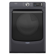 Maytag - 7.4 Cu. Ft. Smart Electric Dryer with Steam and Pet Pro System - Midnight Steel