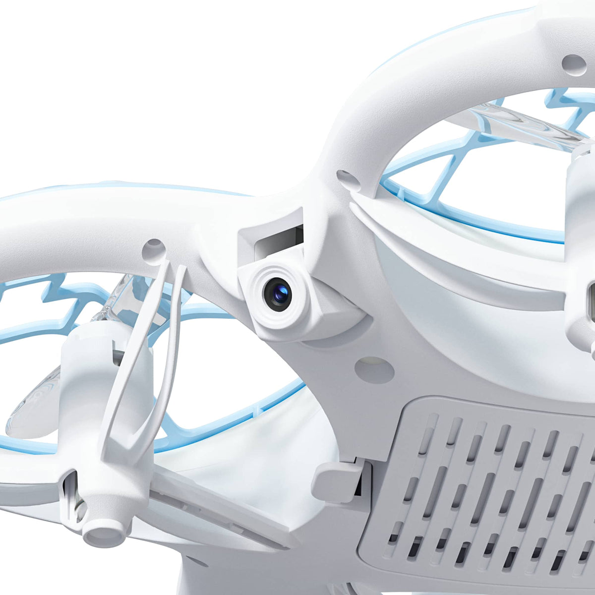 Snaptain - K30 Mini 720P HD Camera Drone with Colorful Lighting and Remote Controller - White