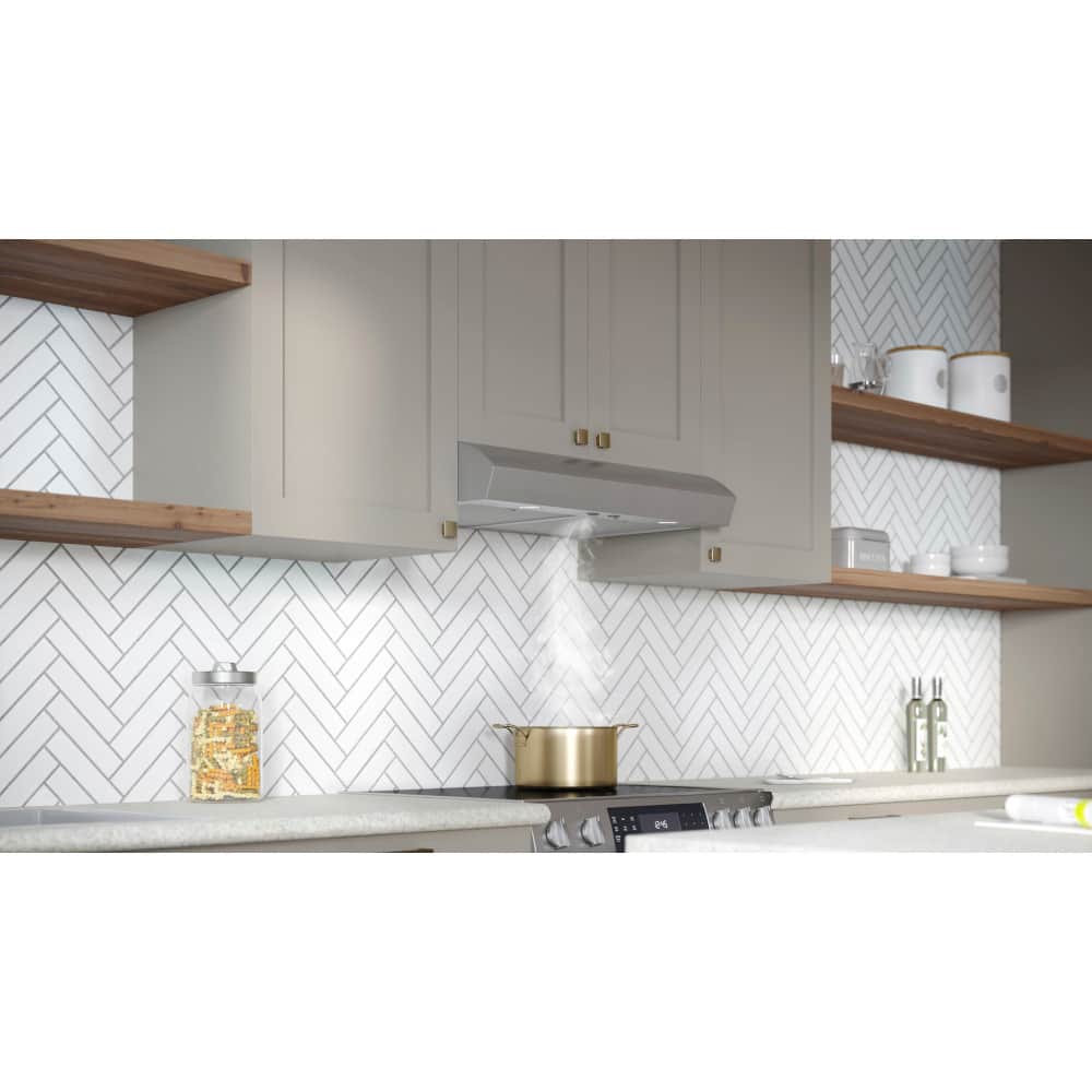 Broan - 36 inches - Convertible - Under cabinet Range Hood - Stainless Steel