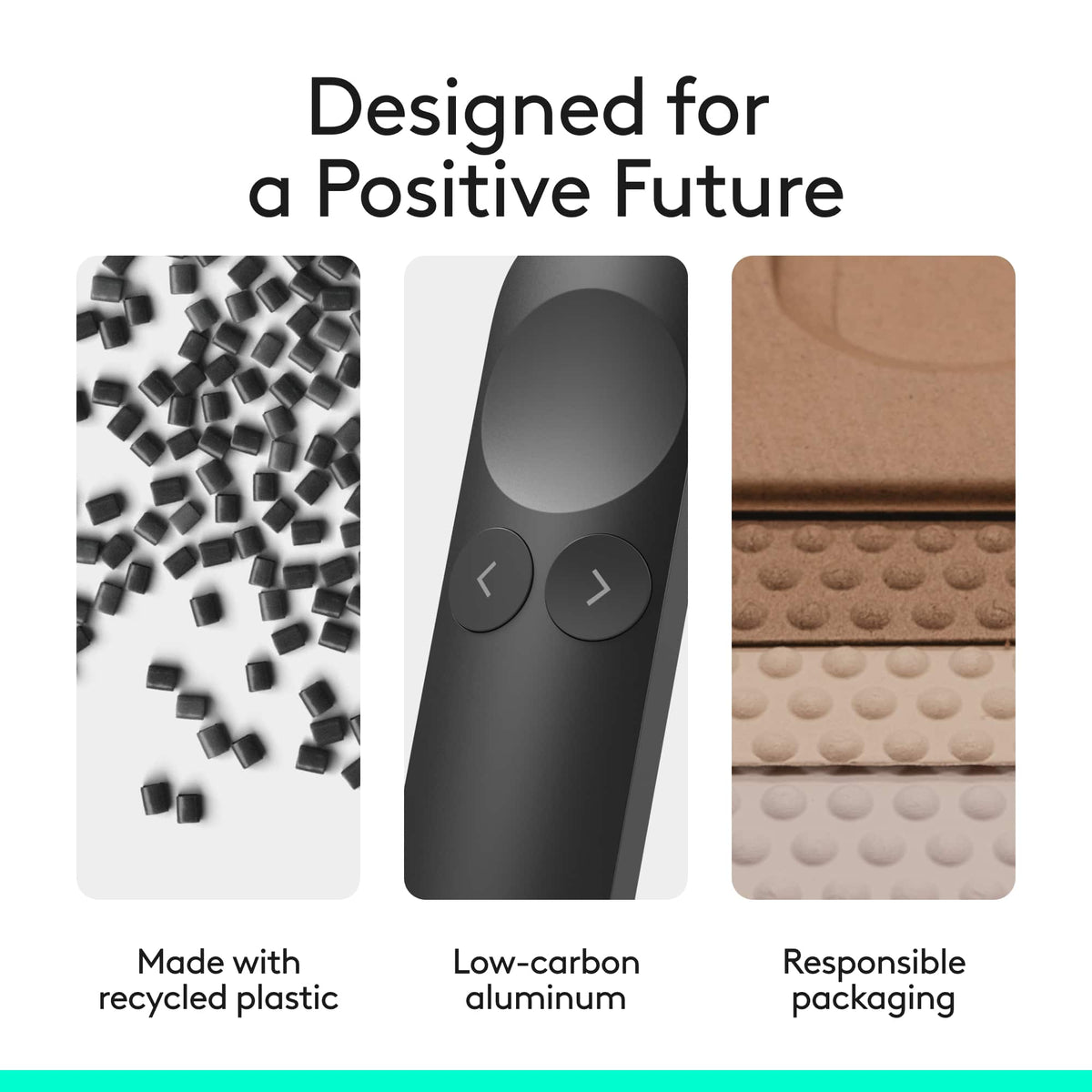 Logitech - Spotlight 2 Wireless Presentation Remote with Haptics, Bluetooth and USB-C - Graphite