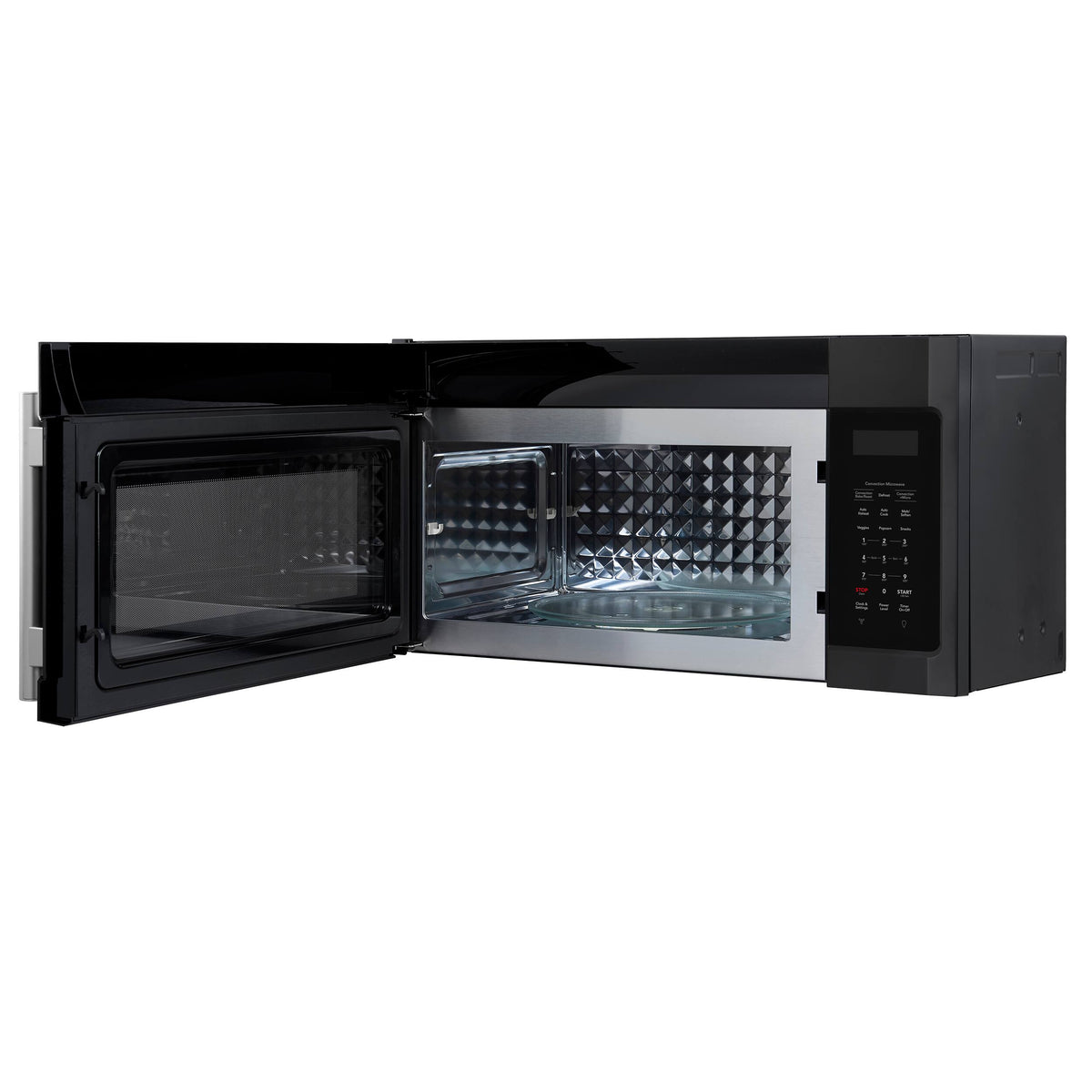 Forno Appliances - Fornace 1.5 Cu. Ft. Convection Over-the-Range Microwave - Black