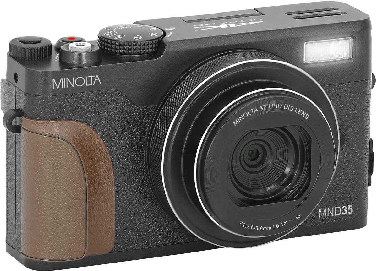 Minolta - MND35 64.0 Megapixel 4K Video Digital Camera - Black