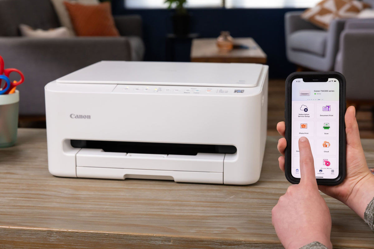 Canon - PIXMA TS4320 Wireless All-In-One Inkjet Printer - White