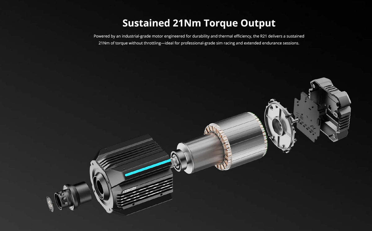 Moza Racing - R21 Ultra Direct Drive Sim Racing Wheelbase for Windows