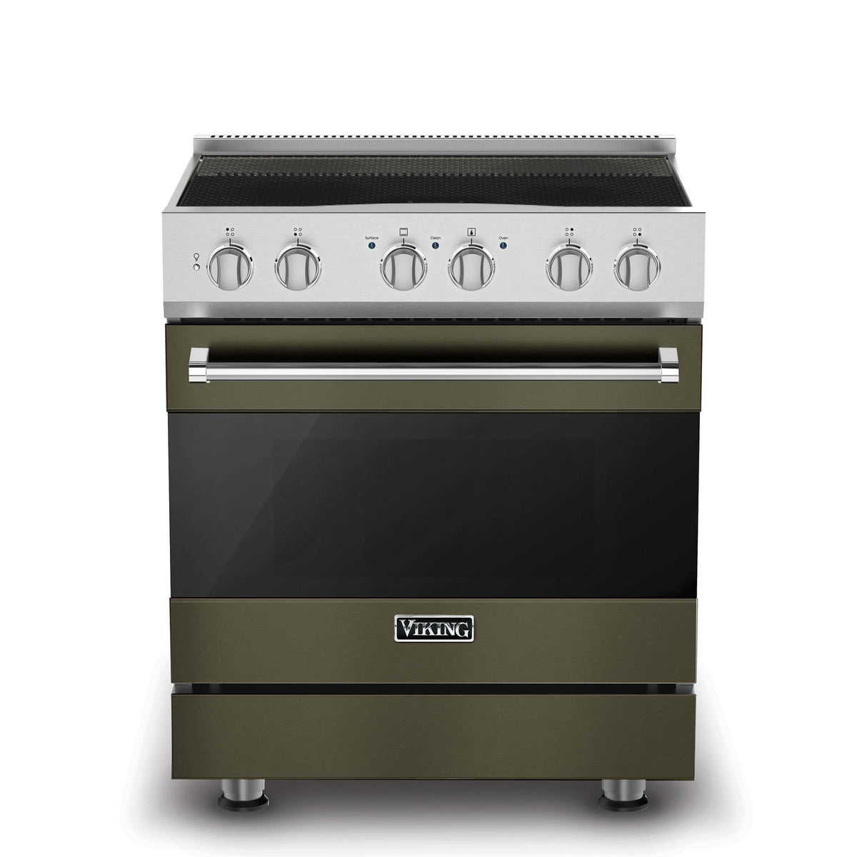 Viking - 30 in. Wide 4 Elements 3-Series Induction Self-Clean Range - Martini