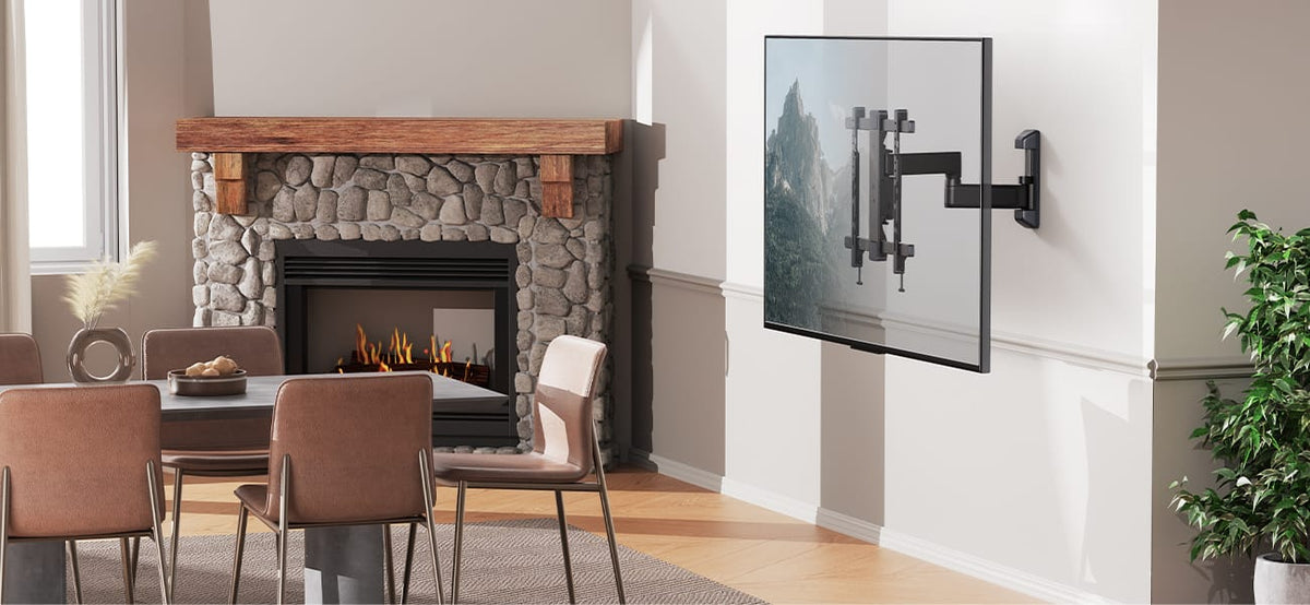 ErgoAV - 39"-65" Full Motion TV Mount - Black