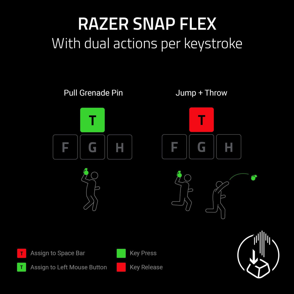 Razer - Reclusa Mini 65% Wireless Enthusiast Gaming Keyboard with Hot-Swappable Hall Effect Magnetic Switches - Black
